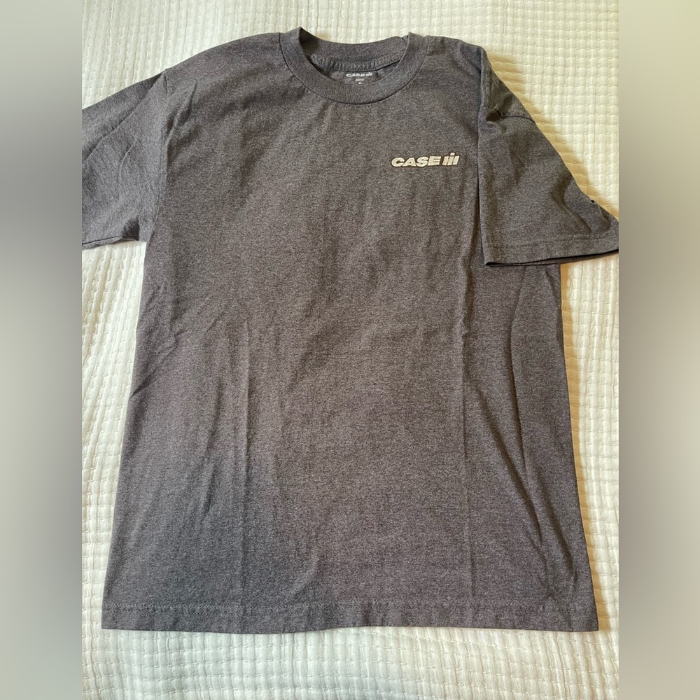 CASE Brown Crew Neck Short Sleeve Tee